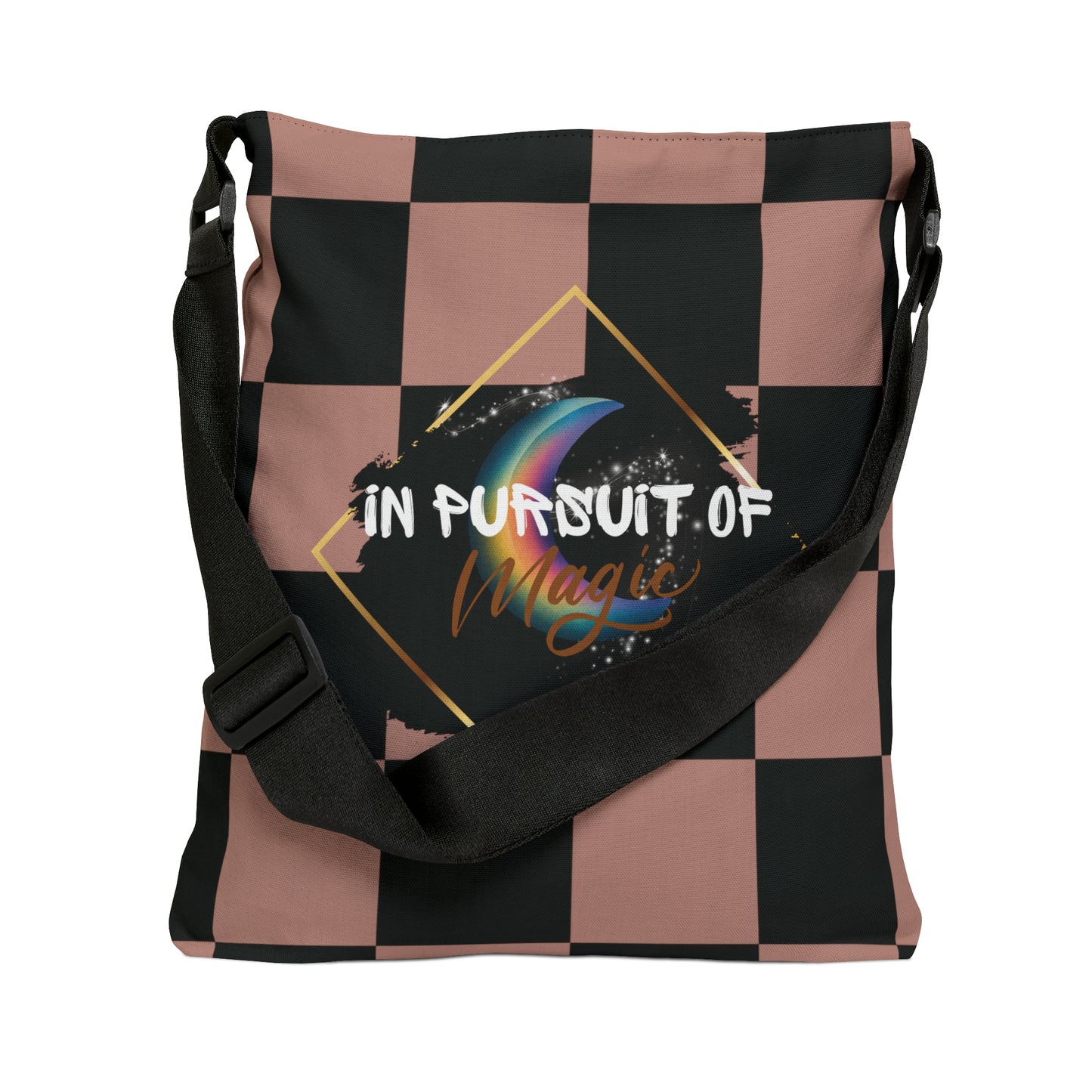 IN PURSUIT OF MAGIC Adjustable Tote Bag (Dusty Rose)