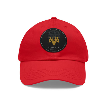 PEVCE GXD Dad Hat with Leather Patch