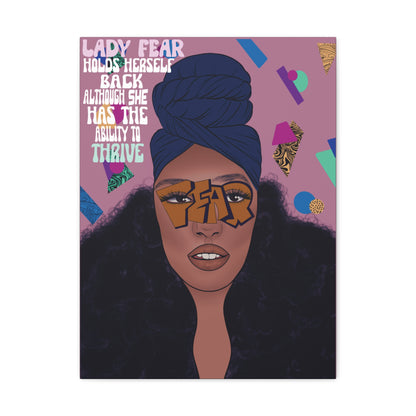 LADY FEAR Canvas Gallery Wrap