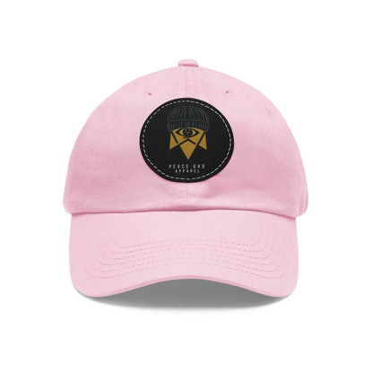 PEVCE GXD Dad Hat with Leather Patch