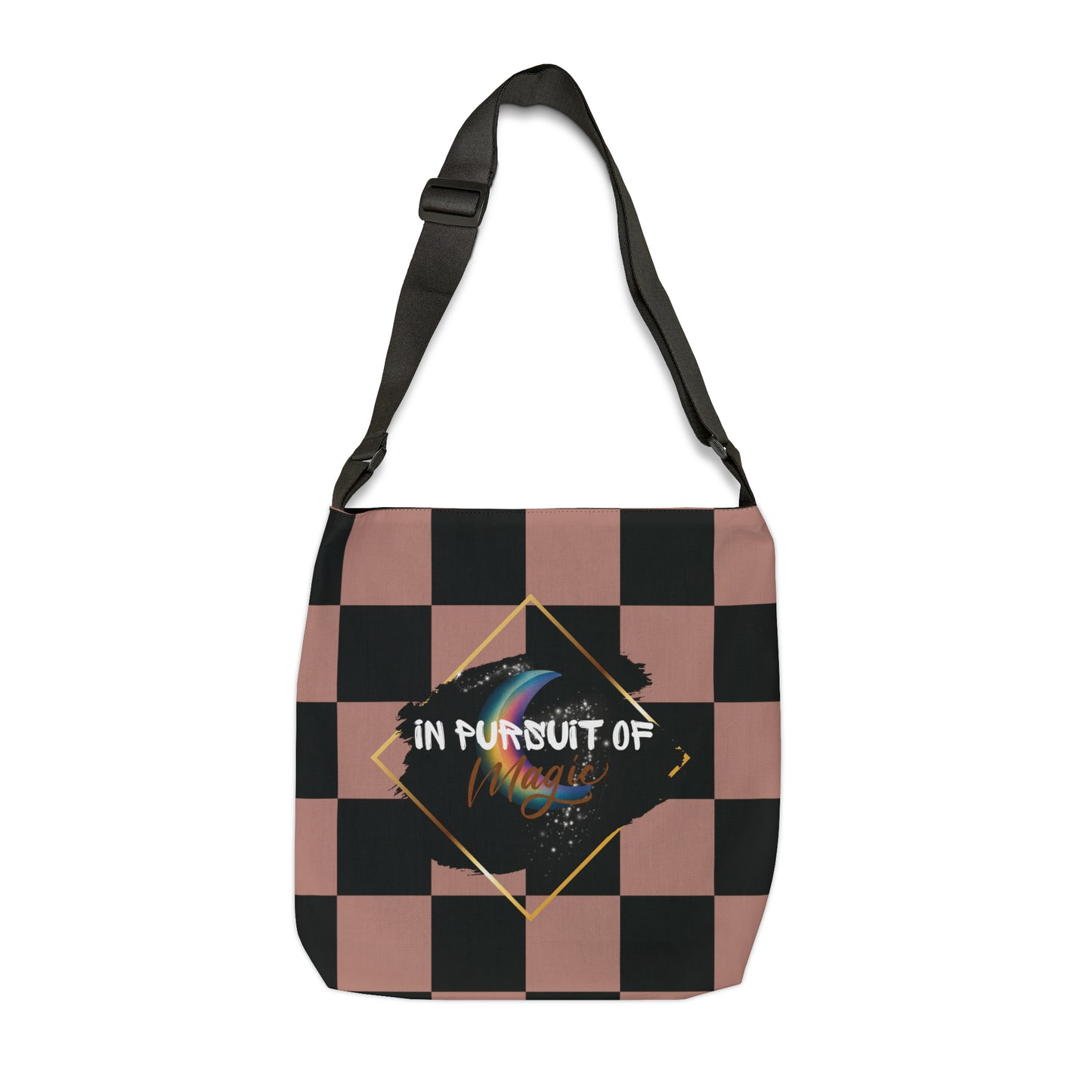 IN PURSUIT OF MAGIC Adjustable Tote Bag (Dusty Rose)