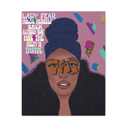 LADY FEAR Canvas Gallery Wrap