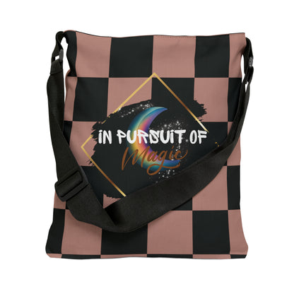 IN PURSUIT OF MAGIC Adjustable Tote Bag (Dusty Rose)