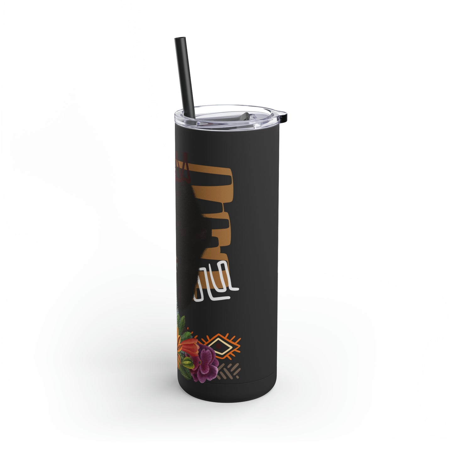 SHE IS.  Skinny Matte Tumbler, 20oz