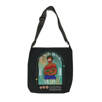 GIVE ME MY FLOWERS Adjustable Tote Bag