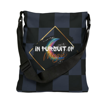 IN PURSUIT OF MAGIC Adjustable Tote Bag (Indigo)